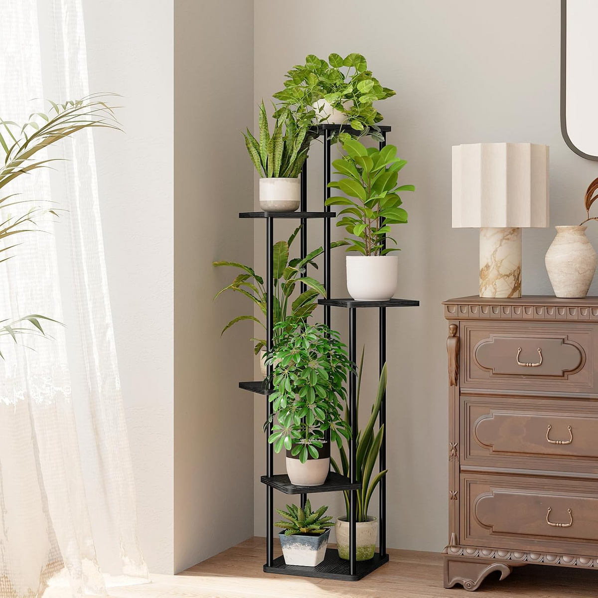 Estanterías y soportes para plantas